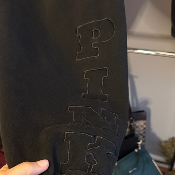 PINK Victoria's Secret Black Logo Sweatpants - Picture 3 of 5